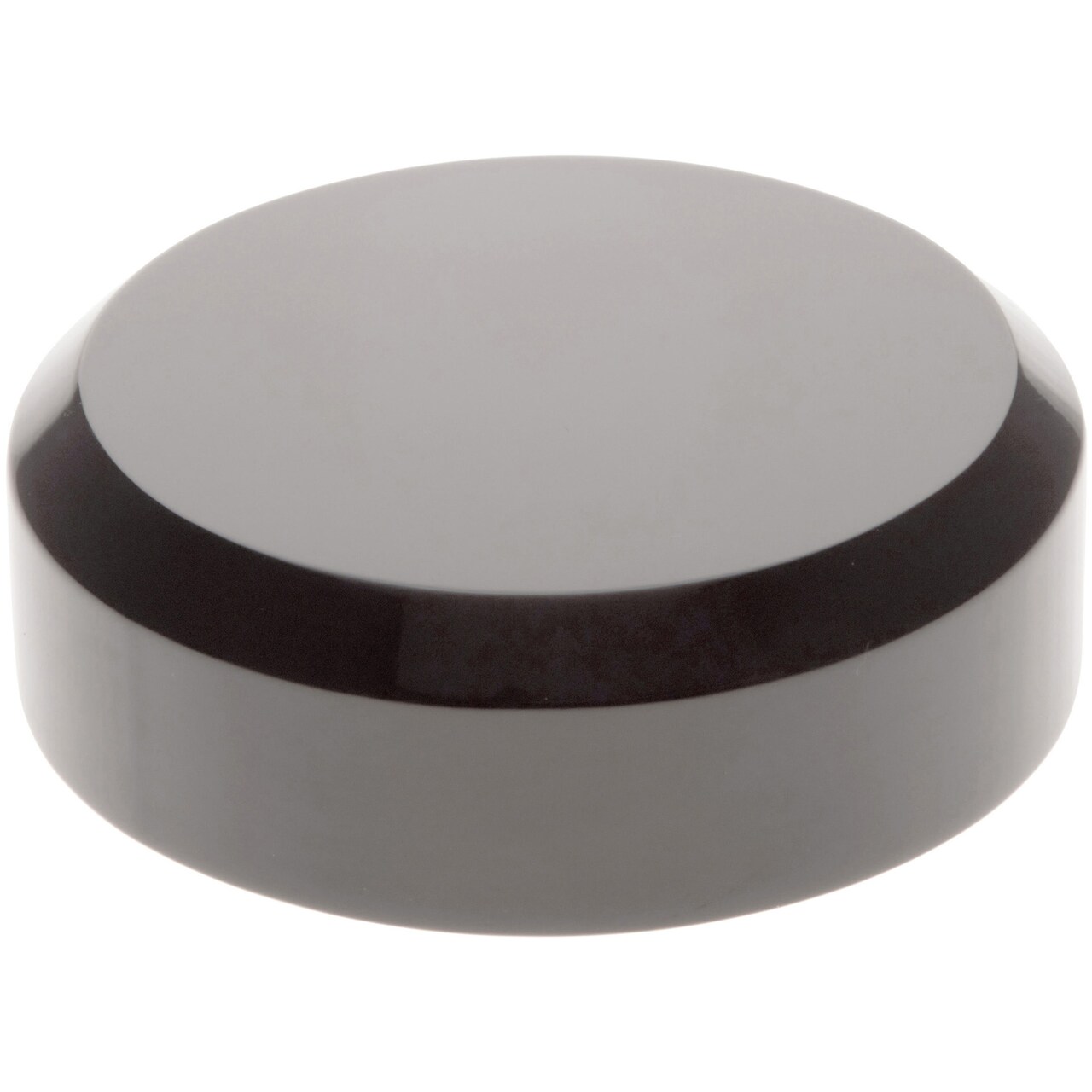 Plymor Black Acrylic Beveled Round Display Base, 3" W x 3" D x 1" H